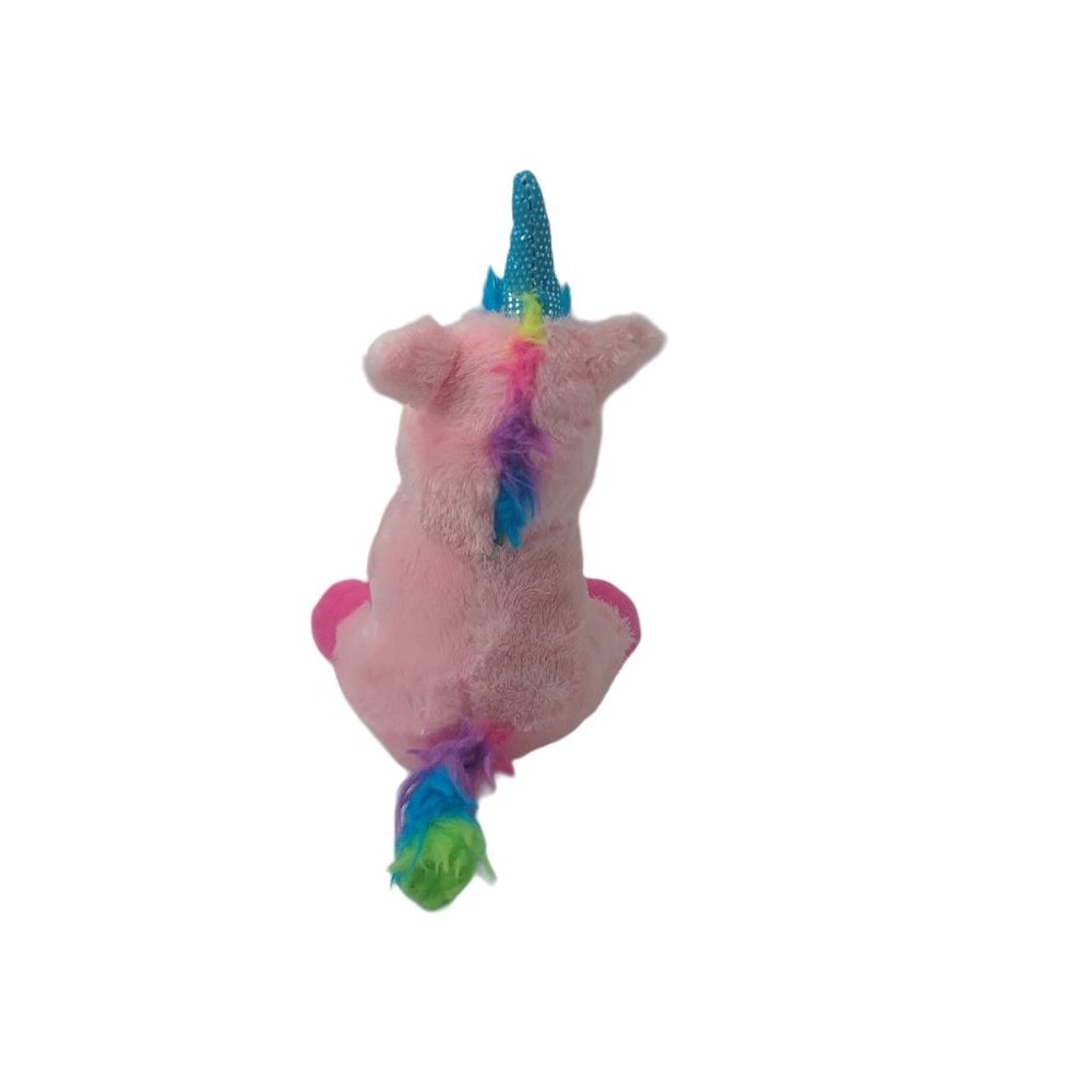 MVP Group Z Toys Rainbow Unicorn Sparkles Glitter Eyes Plush 8" Stuffed Animal - Picture 6 of 8